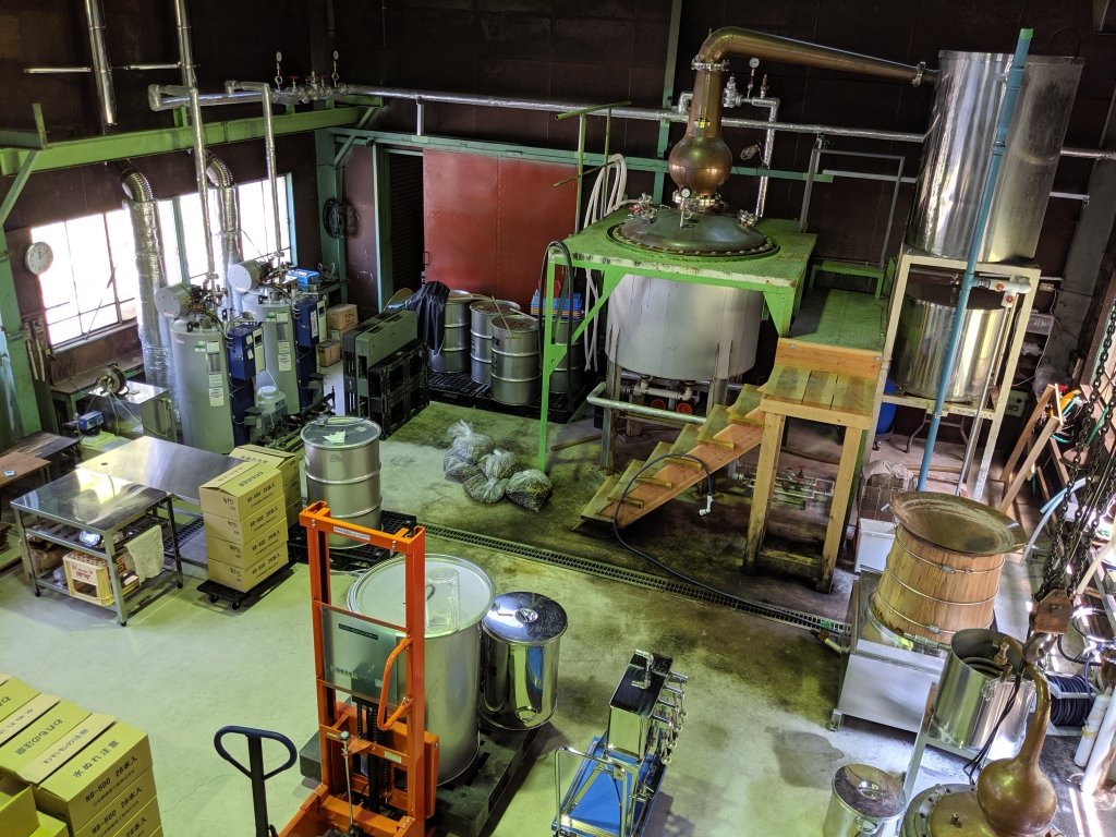 Inside Tatsumi Distillery